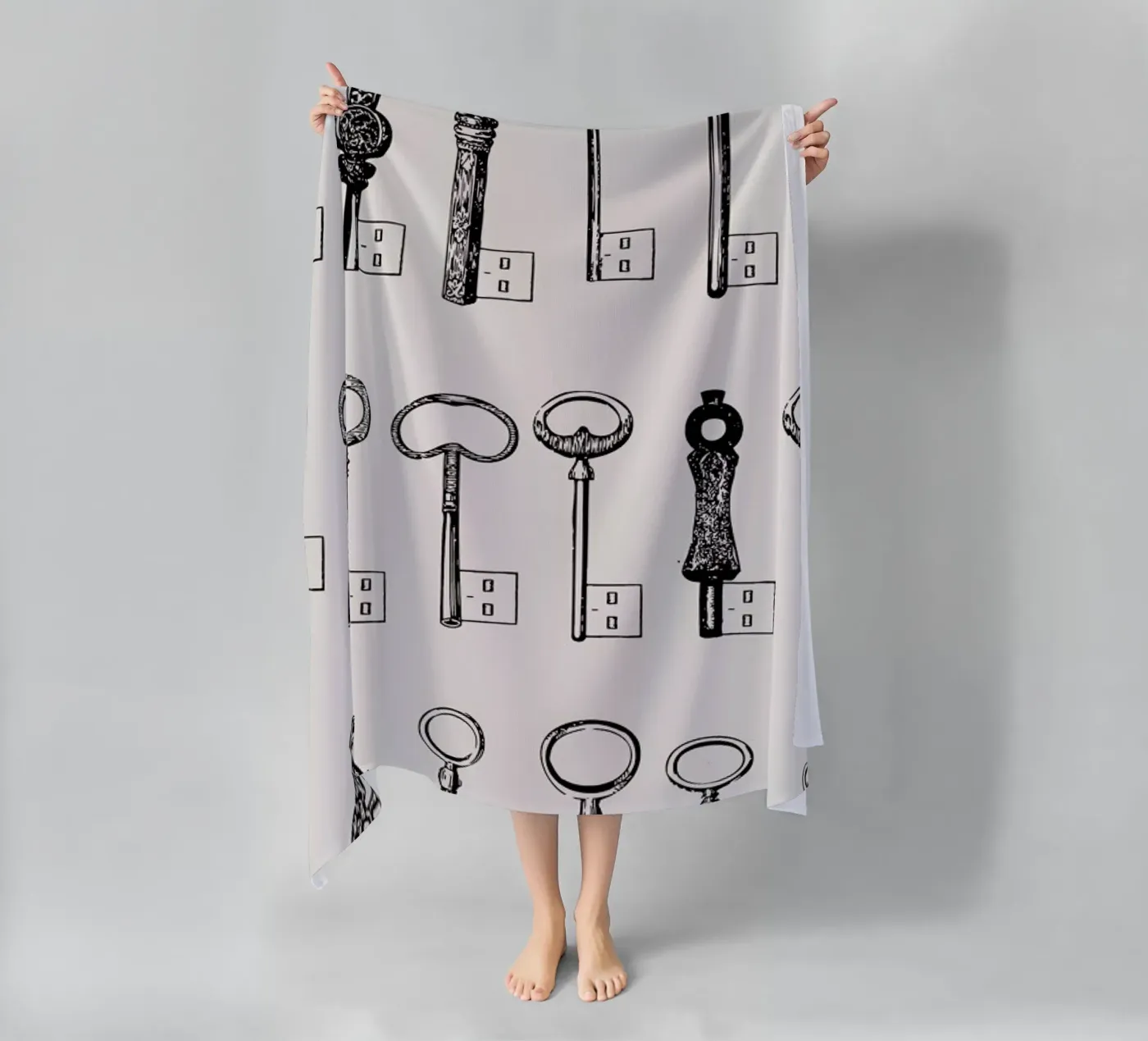 USB keys strandhanddoek van Florent Bodart