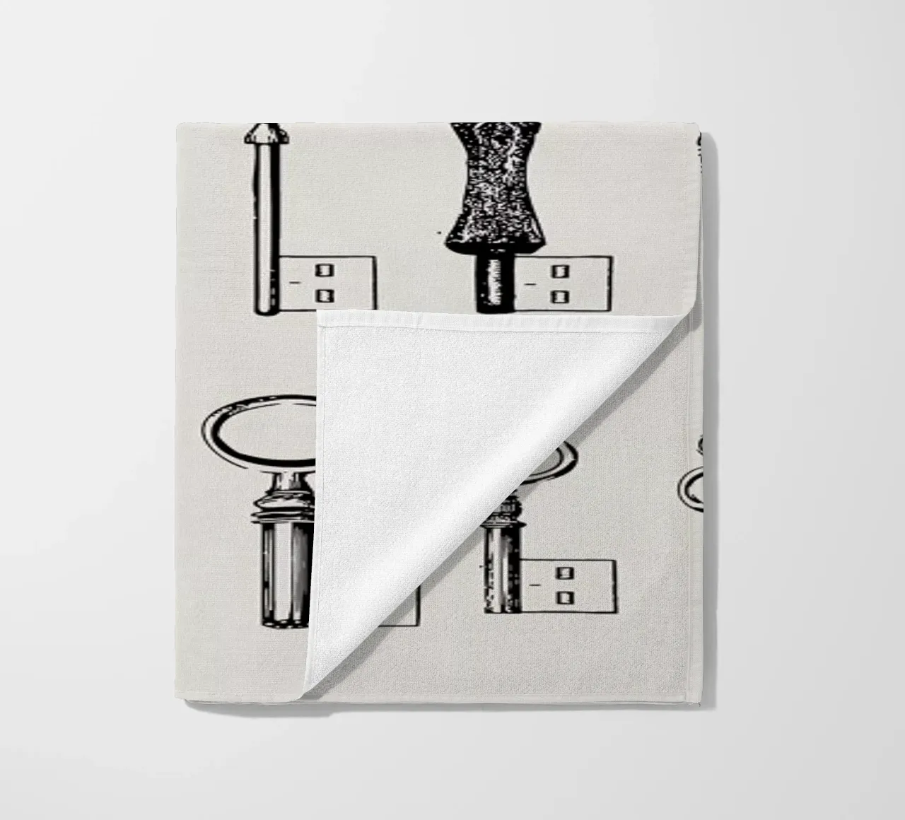 USB keys serviette de plage de Florent Bodart