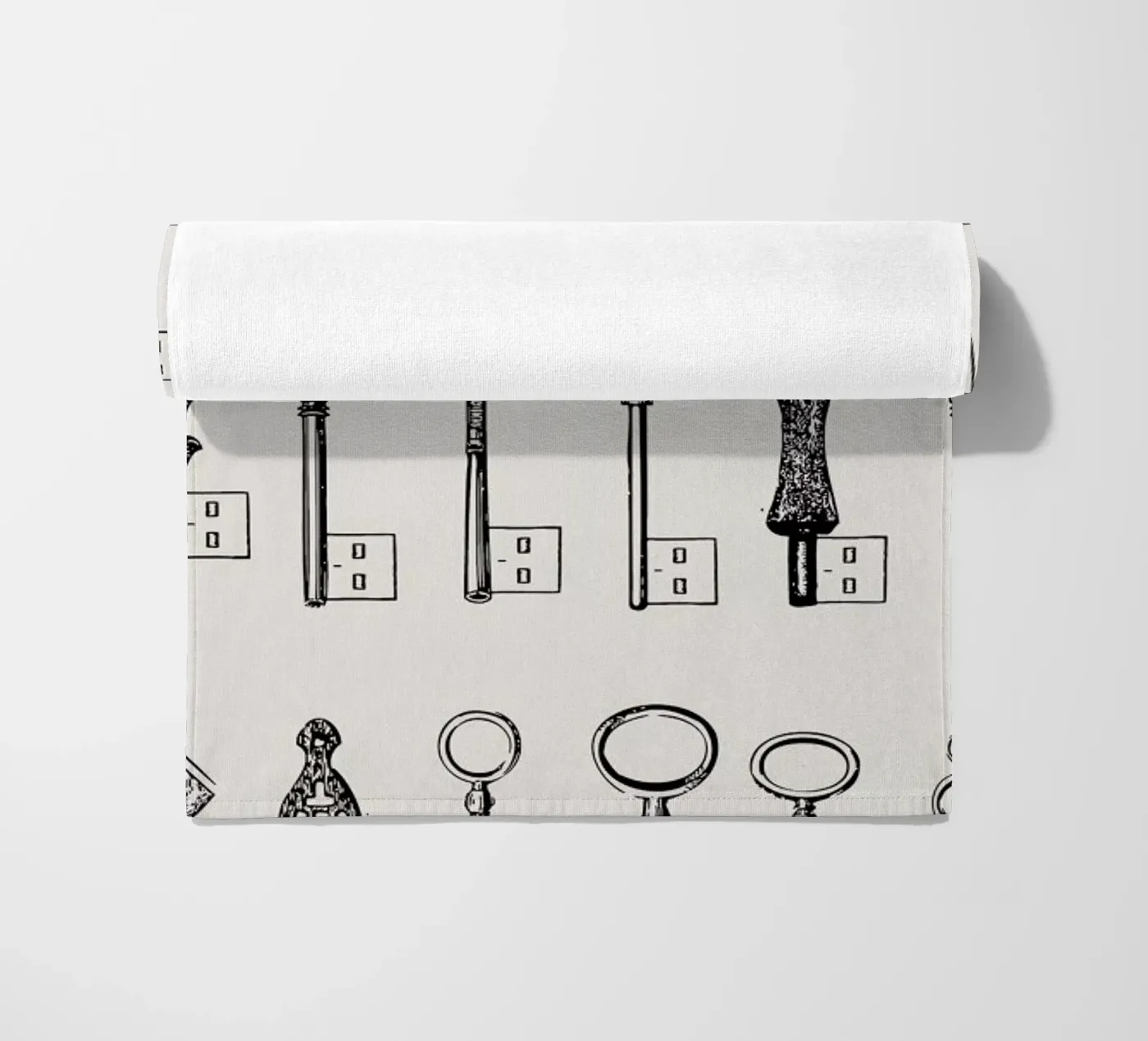 USB keys strandhanddoek van Florent Bodart