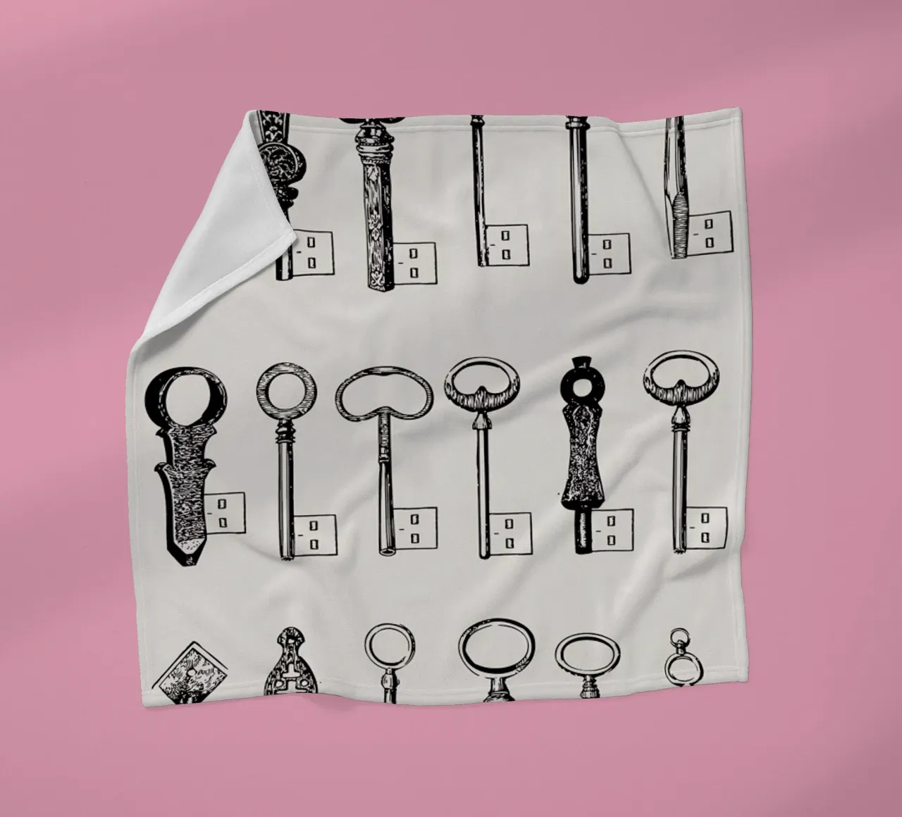 USB keys Fleecedecke von Florent Bodart
