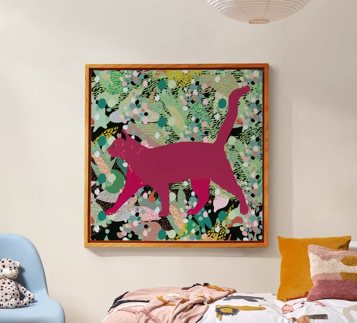 Catgenta Acryl-Glas von Mariery Young