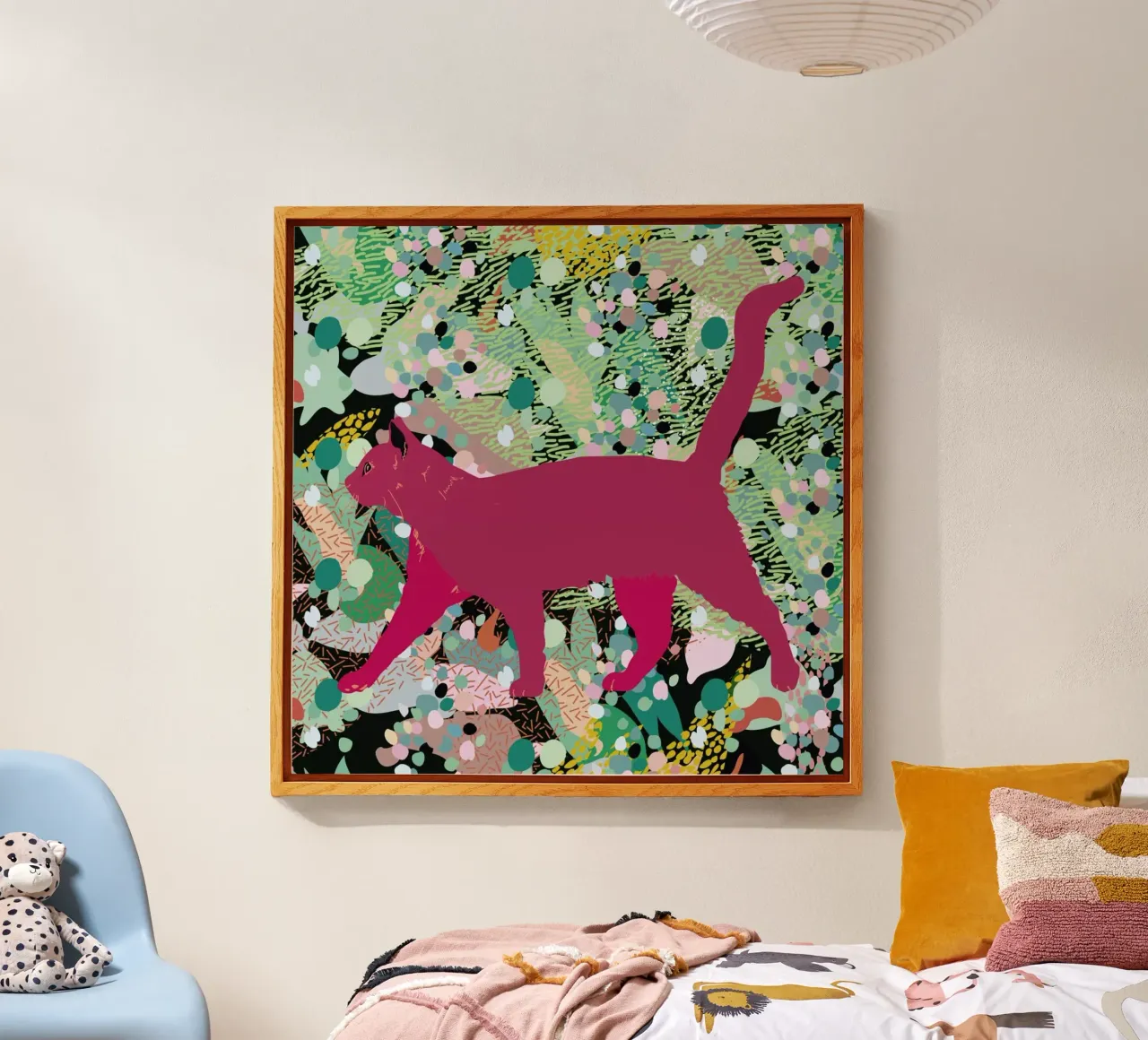 Catgenta plexiglass da Mariery Young