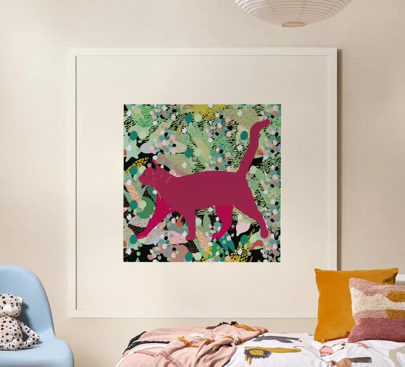 Catgenta poster by Mariery Young