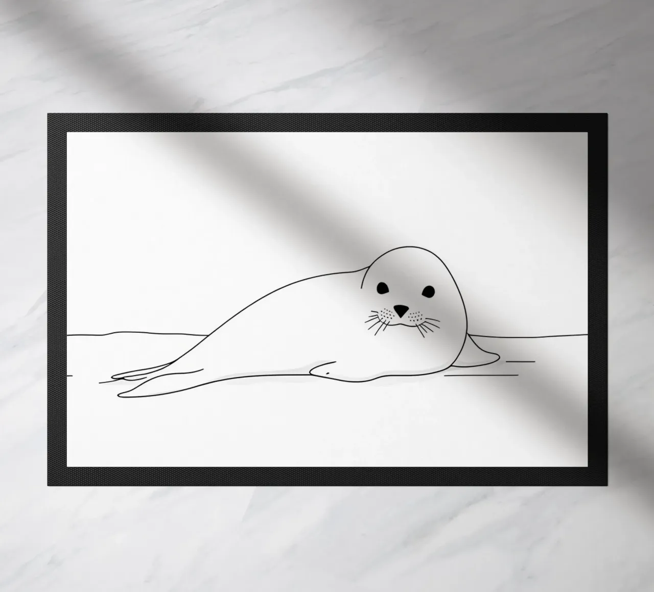 Sigillo Line Art minimalista zerbino da Viv Line Art