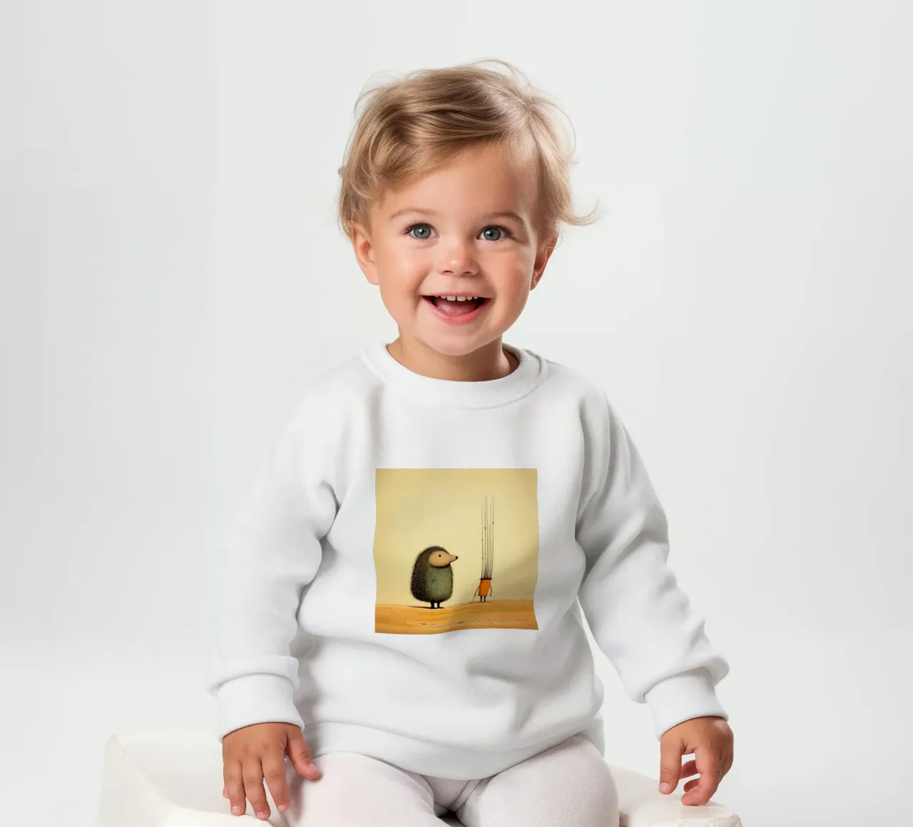 Minimal Porcupine 2 felpa neonato da Minimal Animal Art