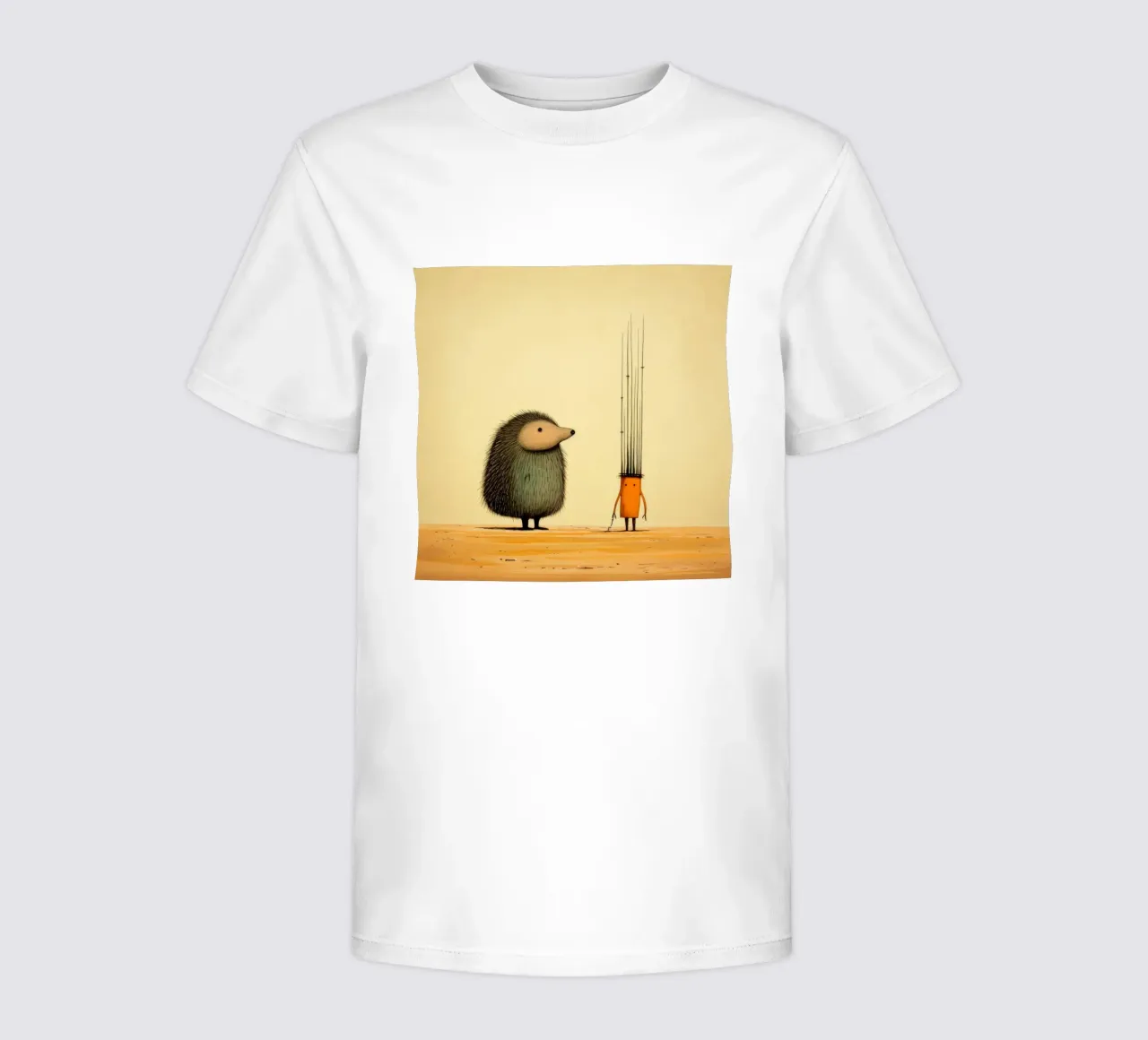 Minimal Porcupine 2 t-shirt bambini da Minimal Animal Art