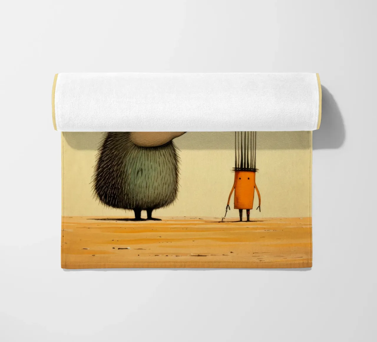 Minimal Porcupine 2 telo mare da Minimal Animal Art