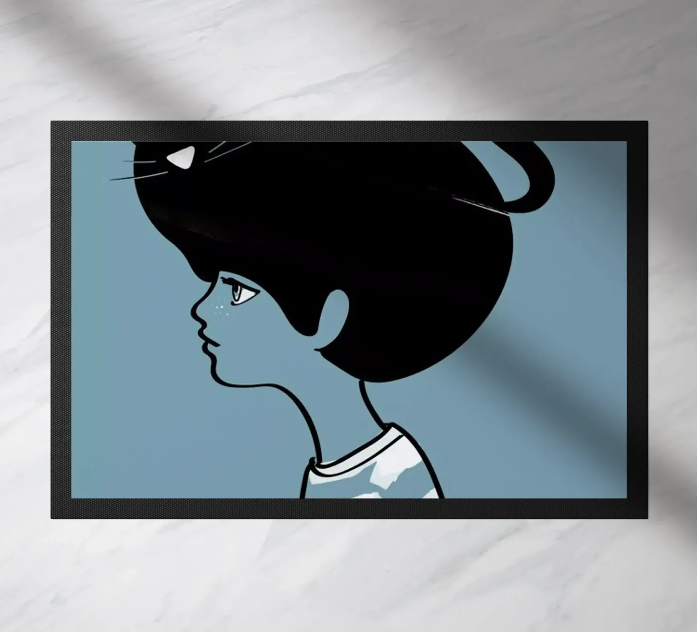 Cat Head deurmat van Doozal