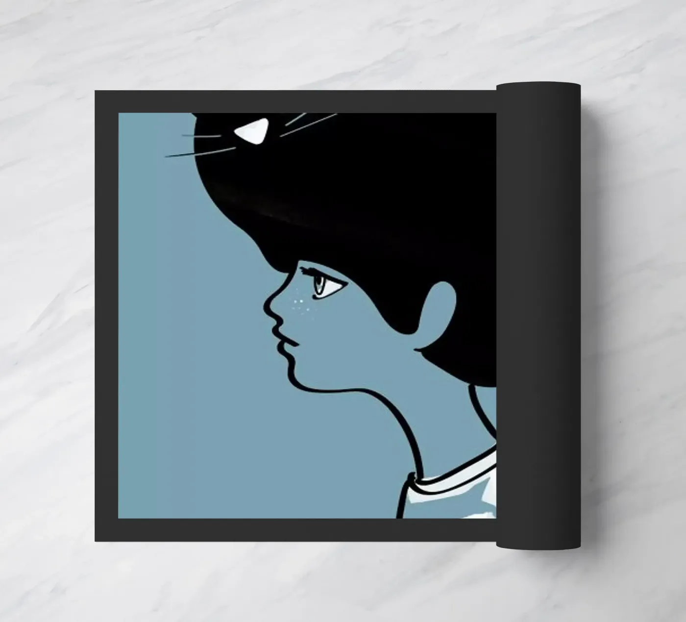 Cat Head deurmat van Doozal