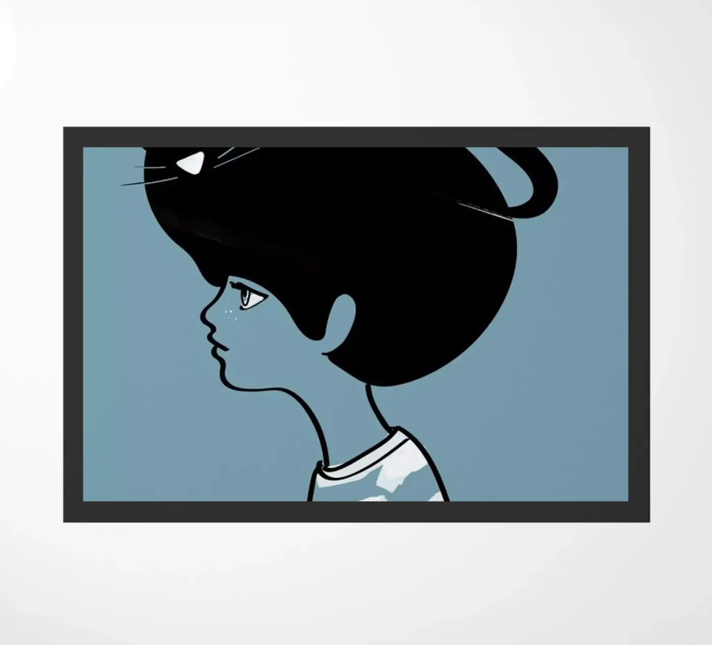 Cat Head deurmat van Doozal