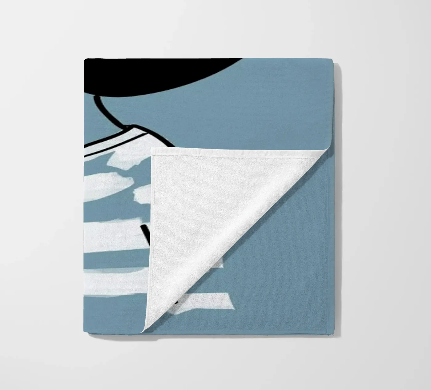 Cat Head beach towel by Doozal