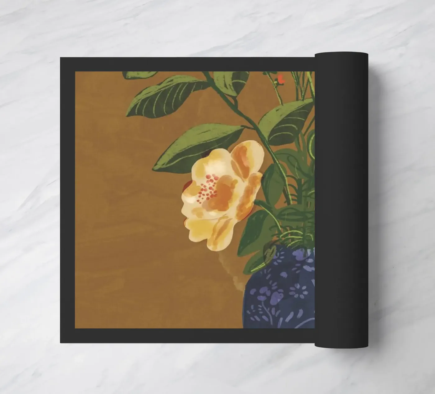Rose doormat by GigiRosado