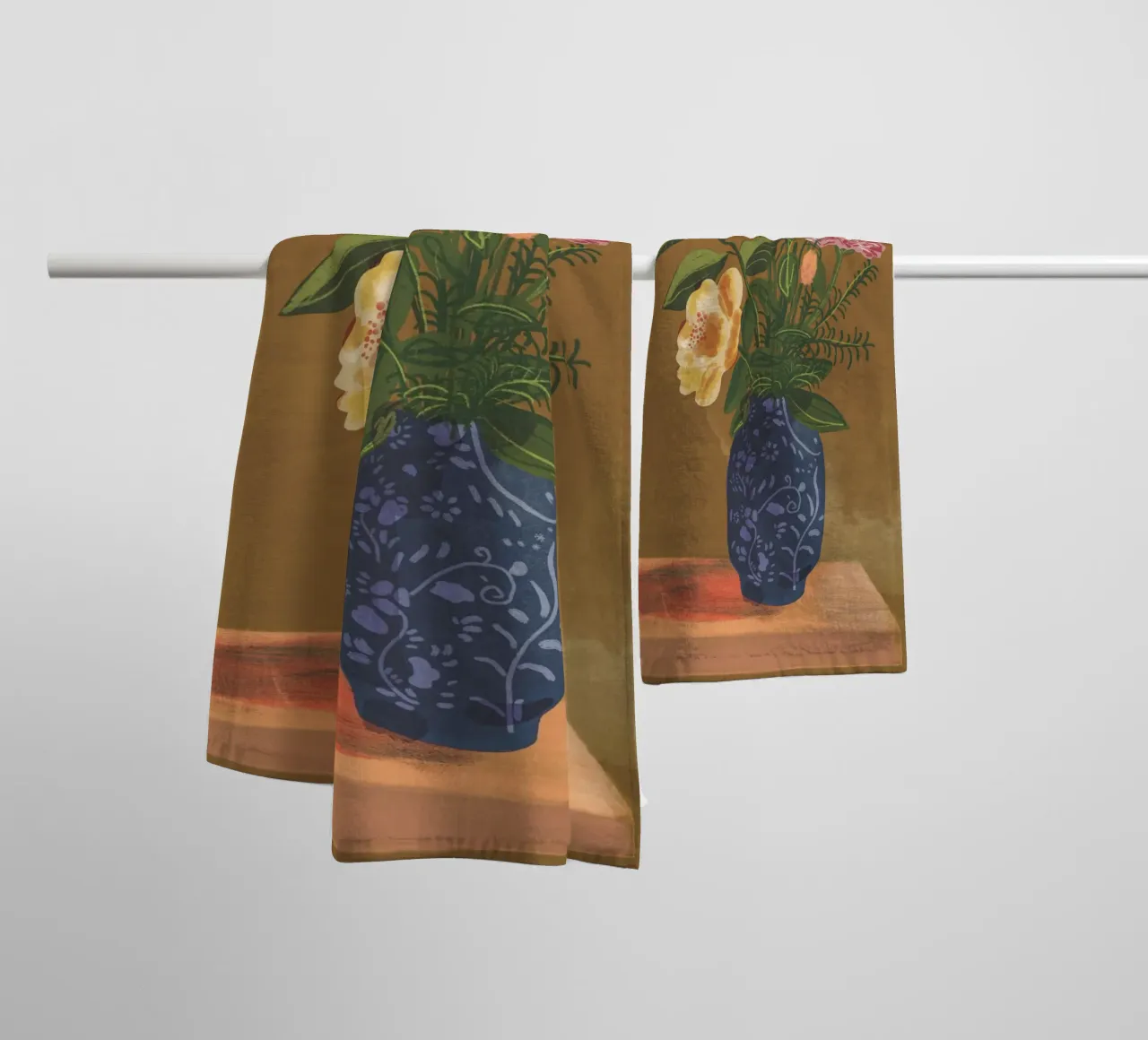 Rose towel by GigiRosado