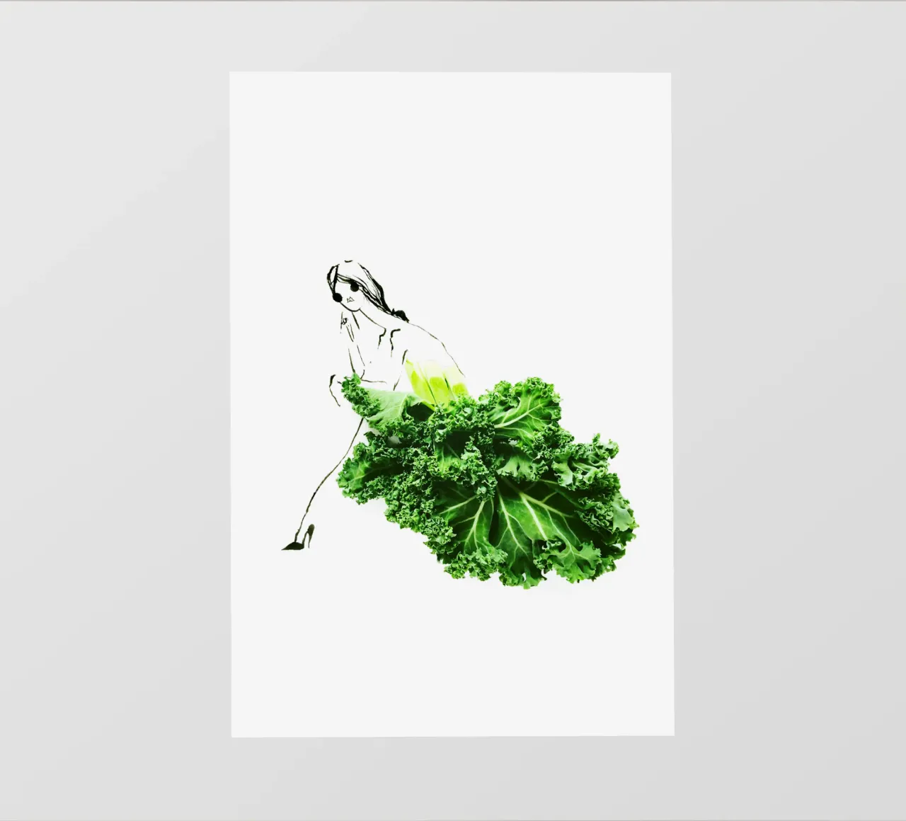 Kale in Repose pellicola backlit da Gretchen Roehrs
