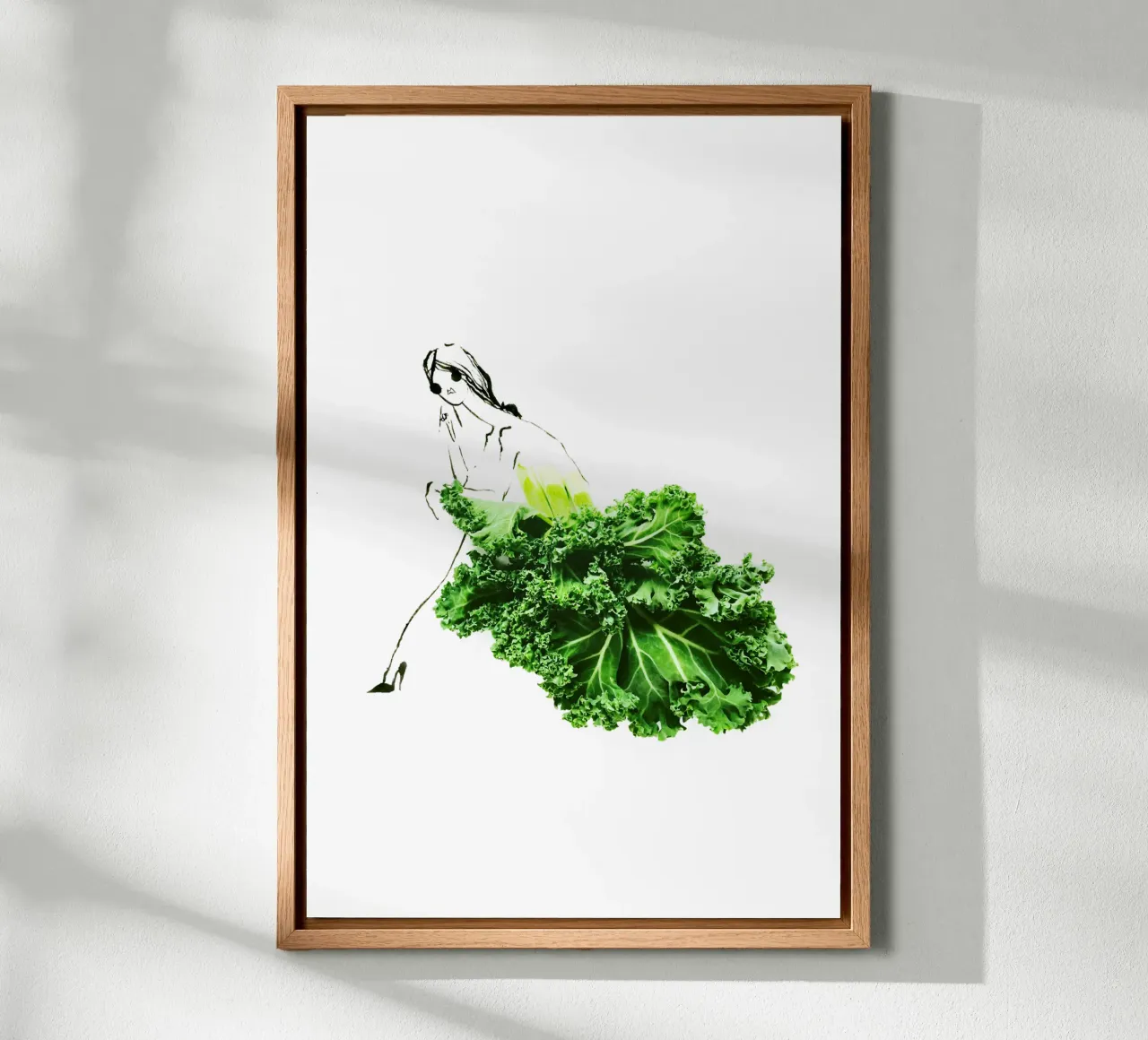 Kale in Repose alluminio dibond da Gretchen Roehrs