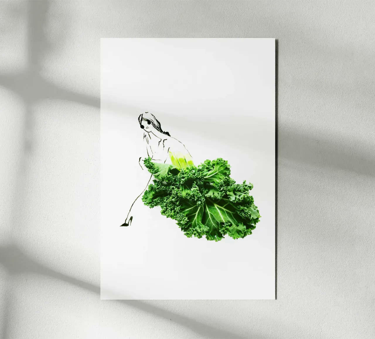 Kale in Repose alluminio dibond da Gretchen Roehrs