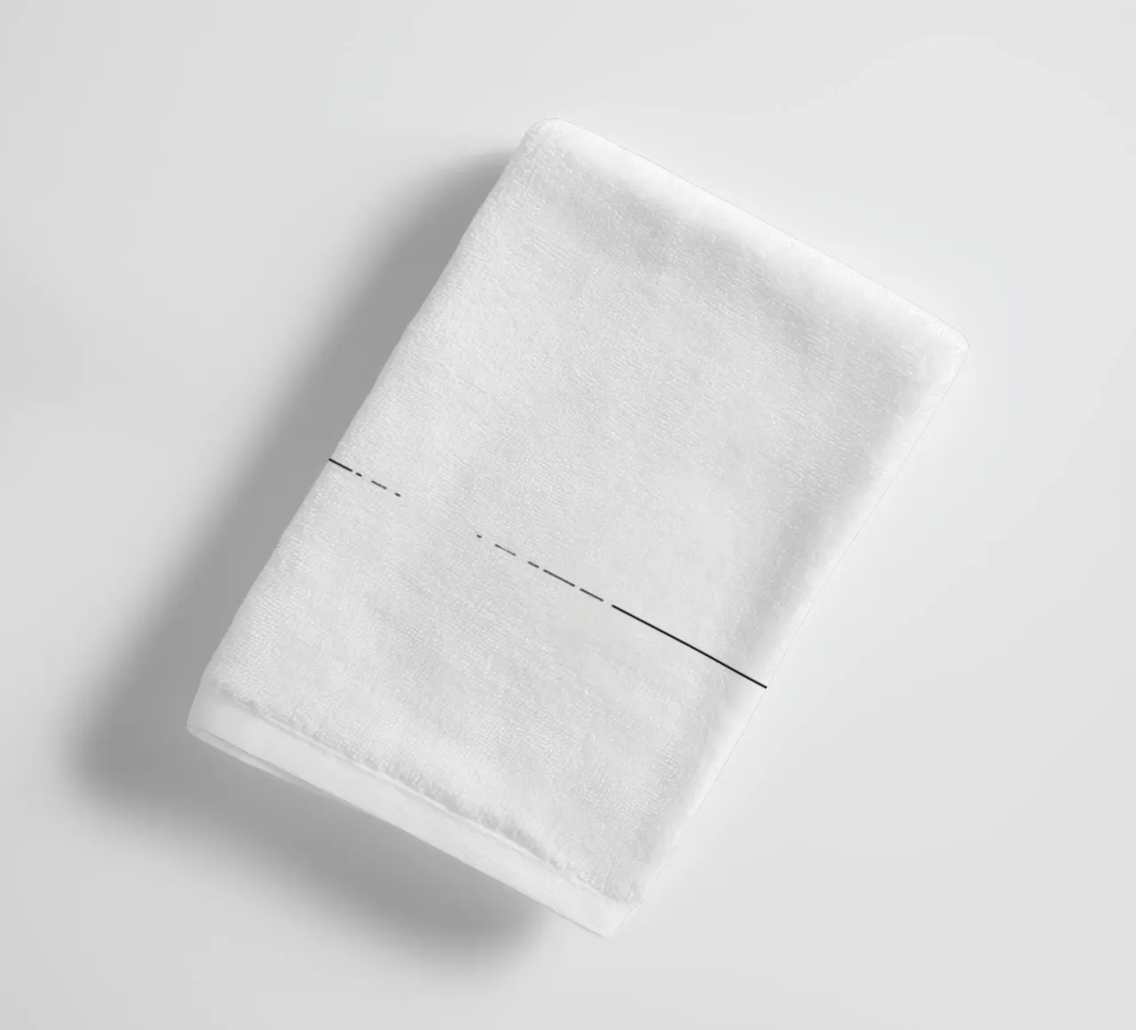 Cicogna Line Art minimalista asciugamano da bagno da Viv Line Art