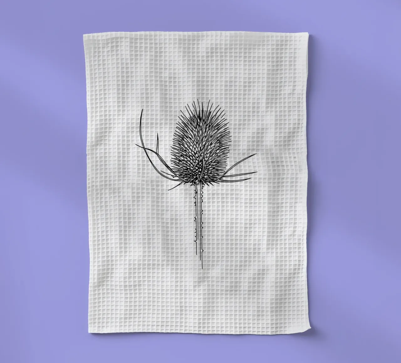 Line art minimalista di Teasel canovaccio da cucina da Viv Line Art