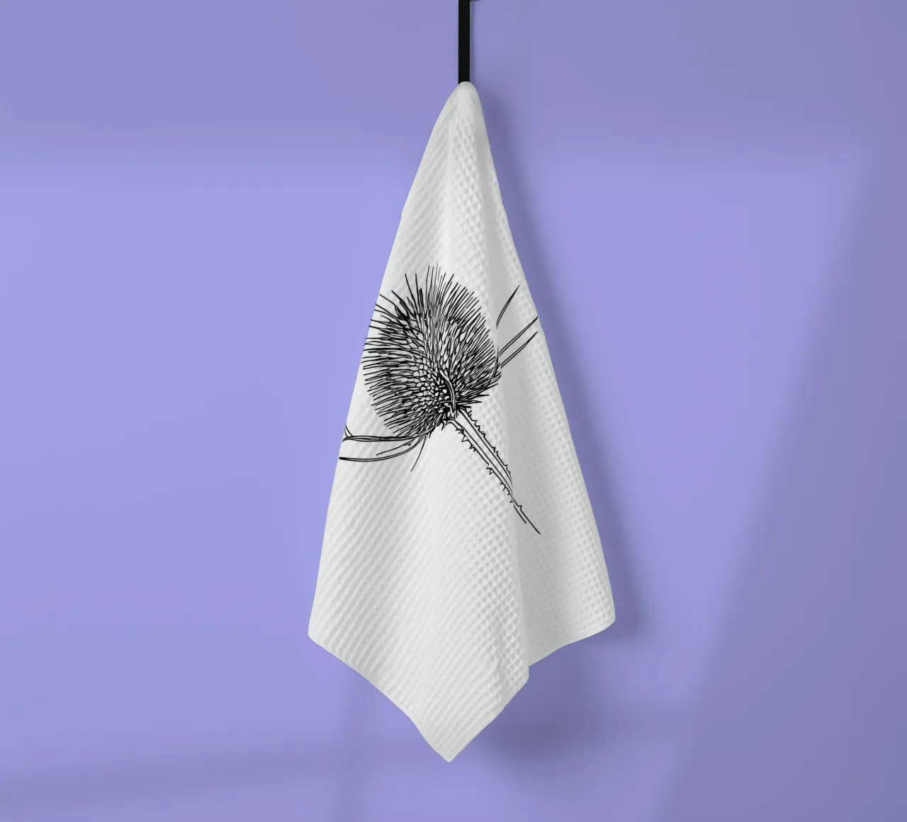 Line art minimalista di Teasel canovaccio da cucina da Viv Line Art