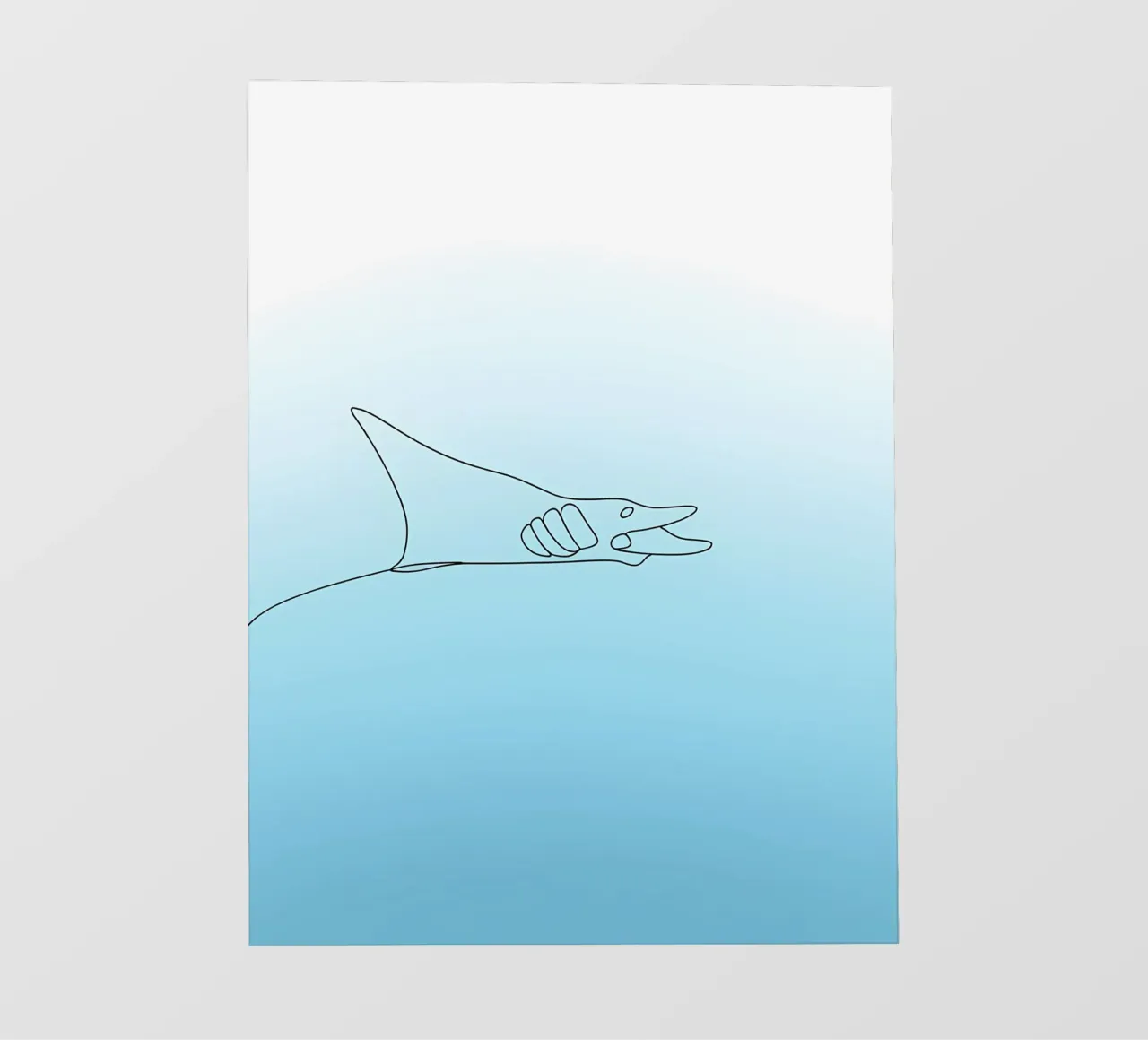 Razze Minimaliste Line Art pellicola backlit da Viv Line Art