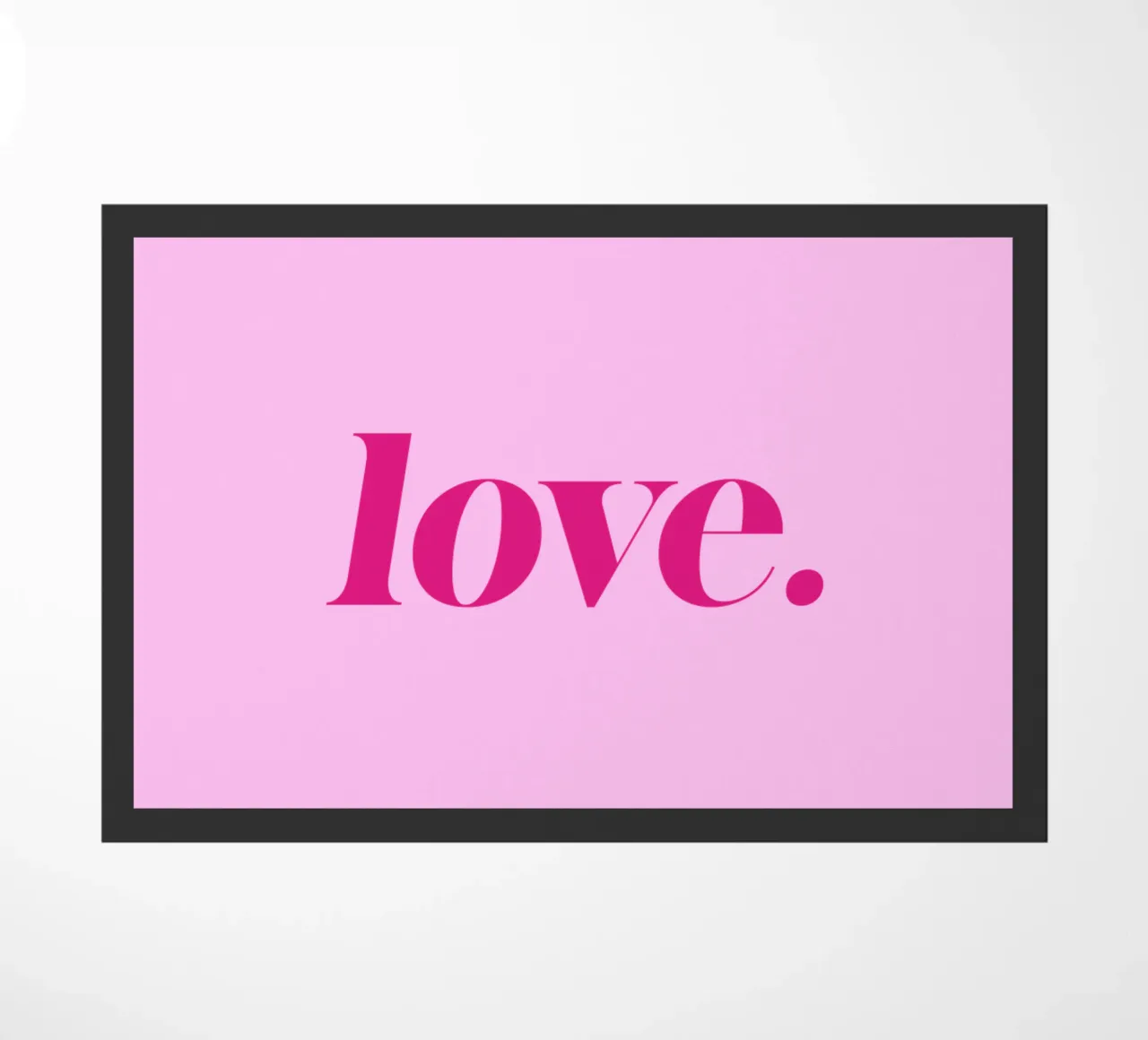 love. Fußmatte von color&shape