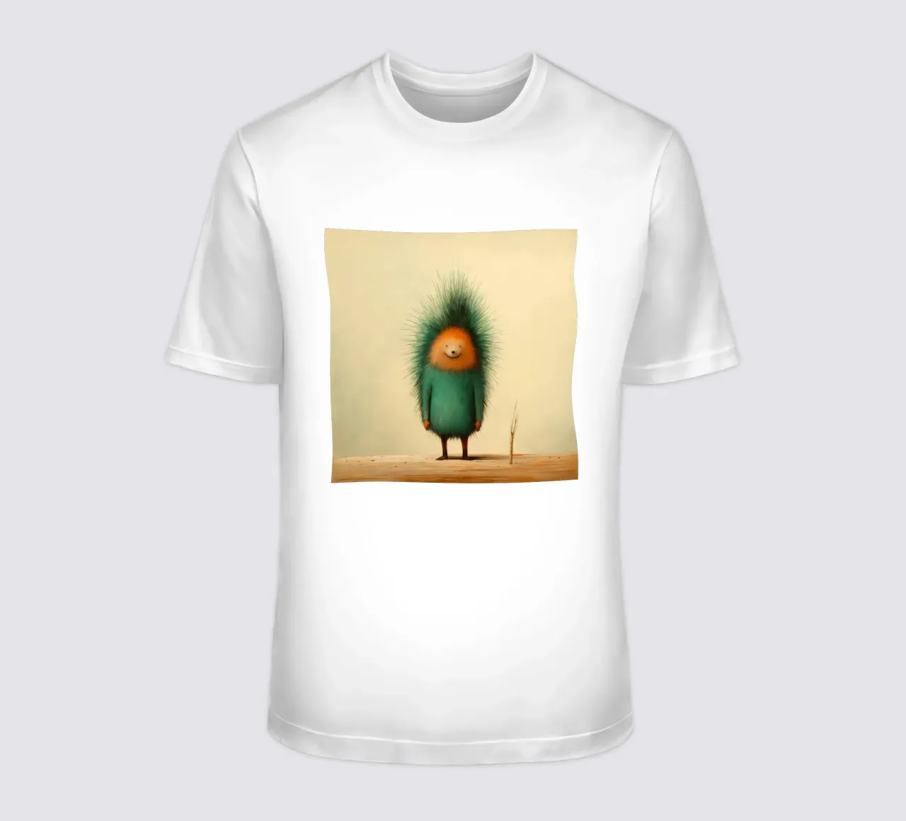 Minimal Porcupine 3 t-shirt da Minimal Animal Art