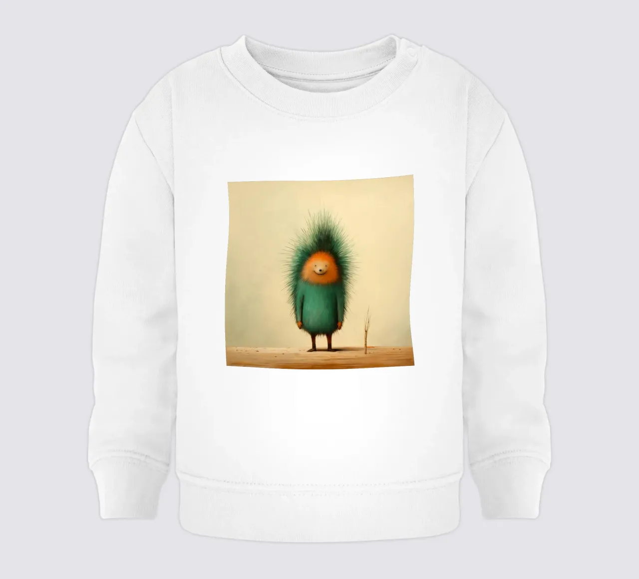 Minimal Porcupine 3 felpa neonato da Minimal Animal Art