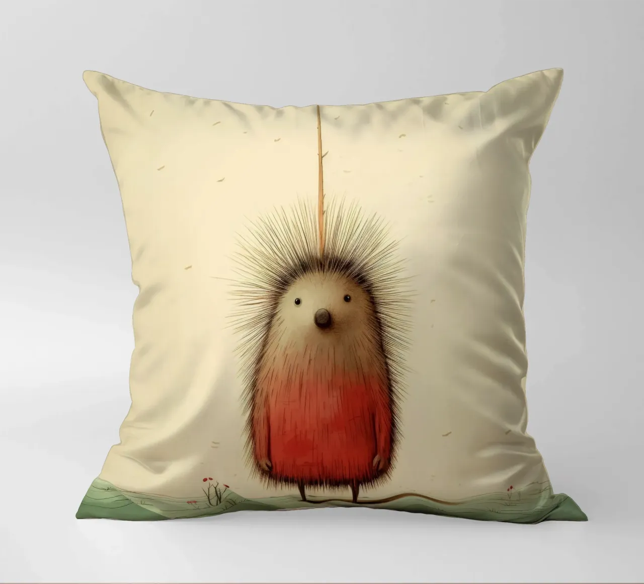 Minimal Porcupine 4 cuscino da Minimal Animal Art