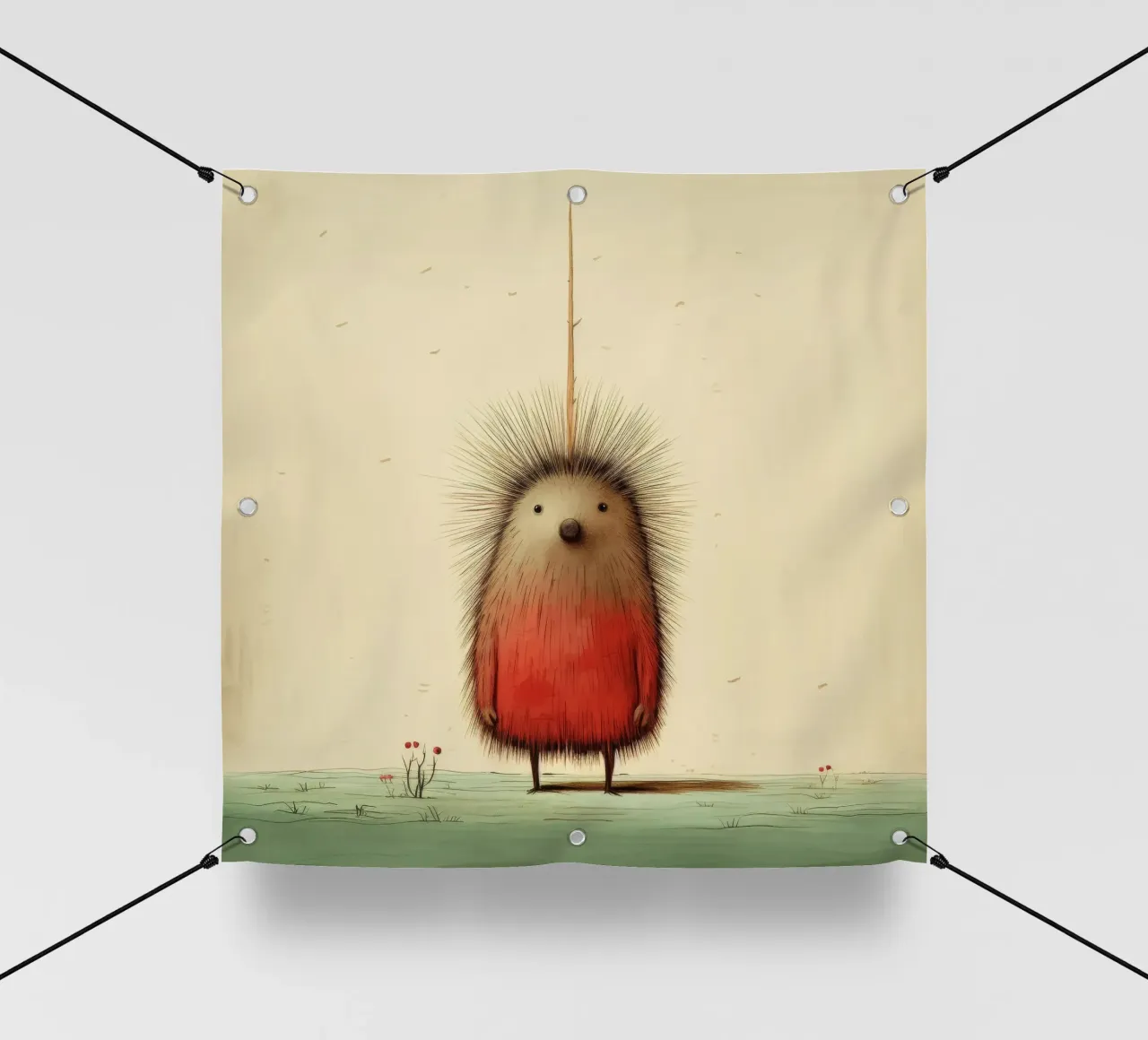 Minimal Porcupine 4 telo in pvc da Minimal Animal Art