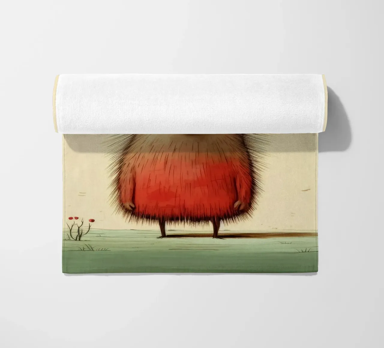 Minimal Porcupine 4 telo mare da Minimal Animal Art