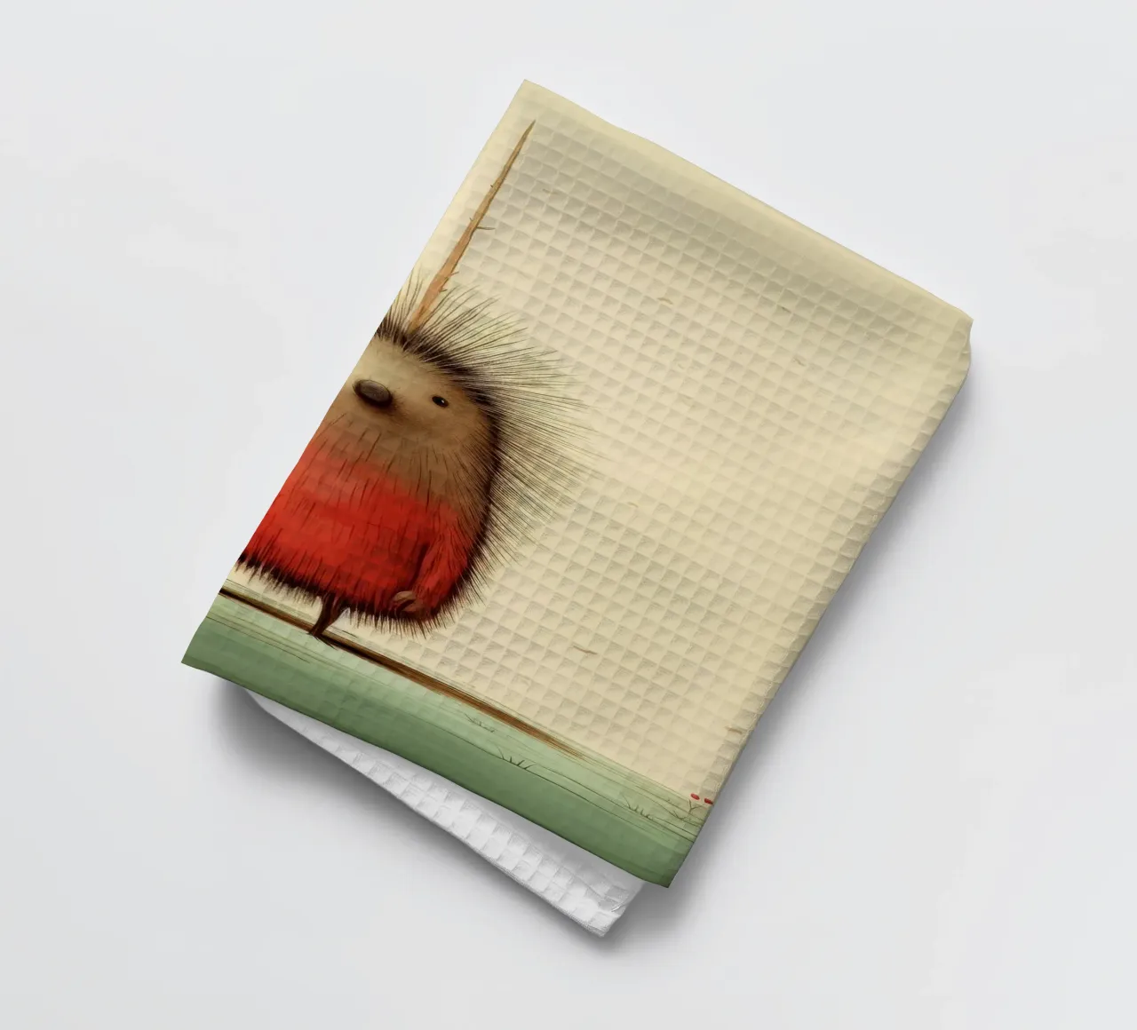 Minimal Porcupine 4 canovaccio da cucina da Minimal Animal Art