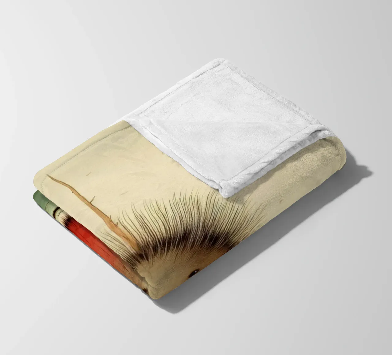 Minimal Porcupine 4 coperta in pile da Minimal Animal Art