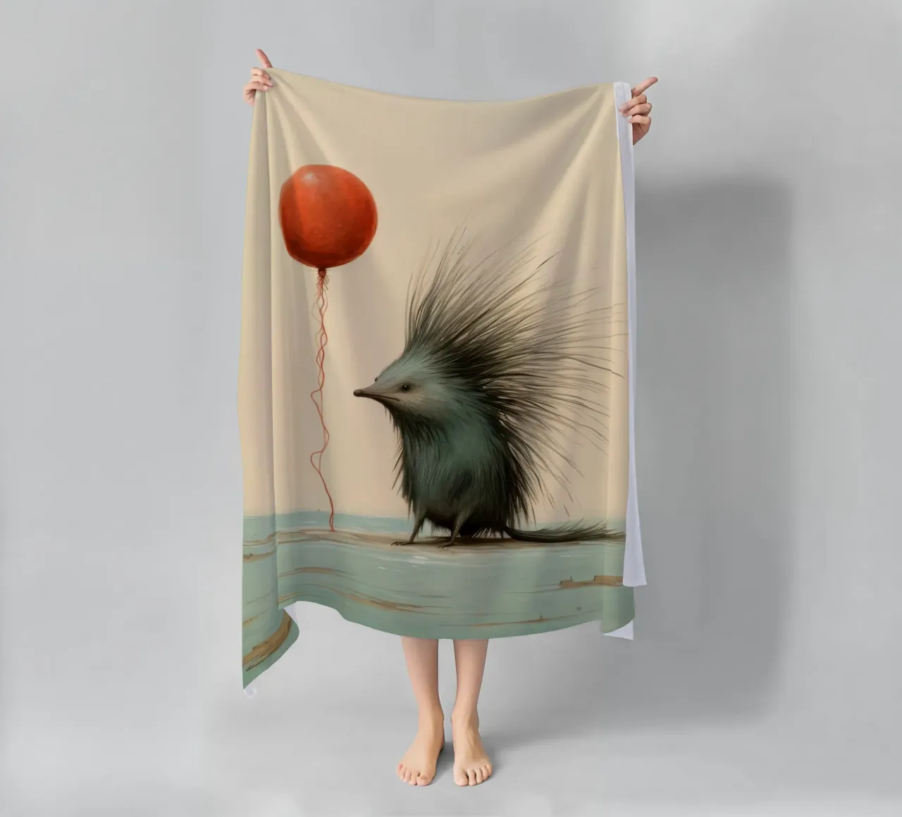 Minimal Porcupine 1 telo mare da Minimal Animal Art