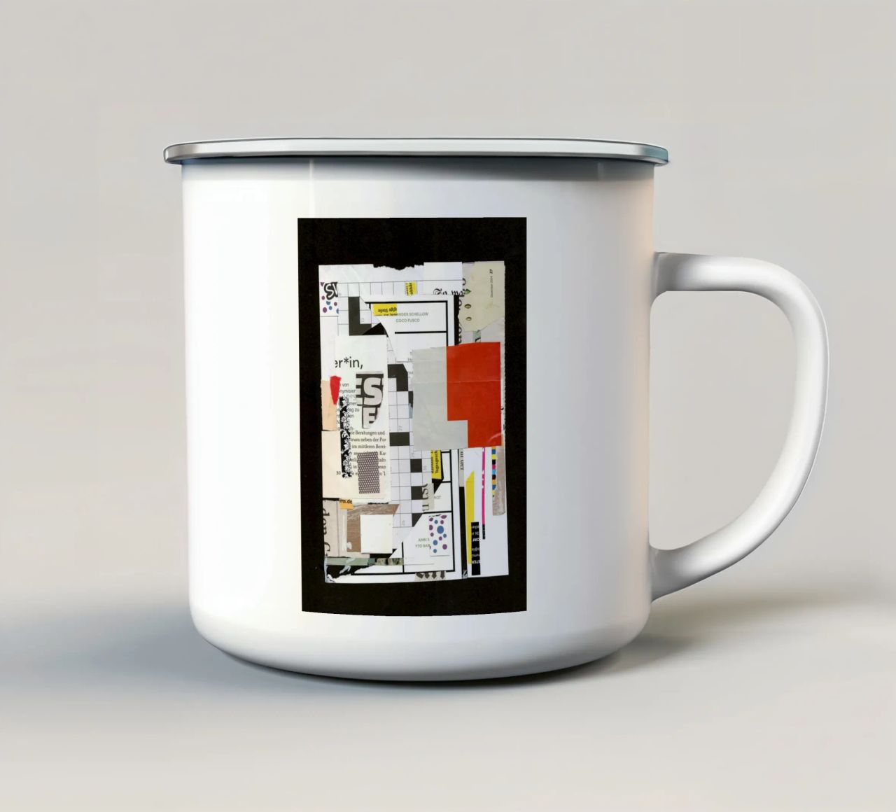 white paper dreams 2 tazza in smalto da Marko Köppe