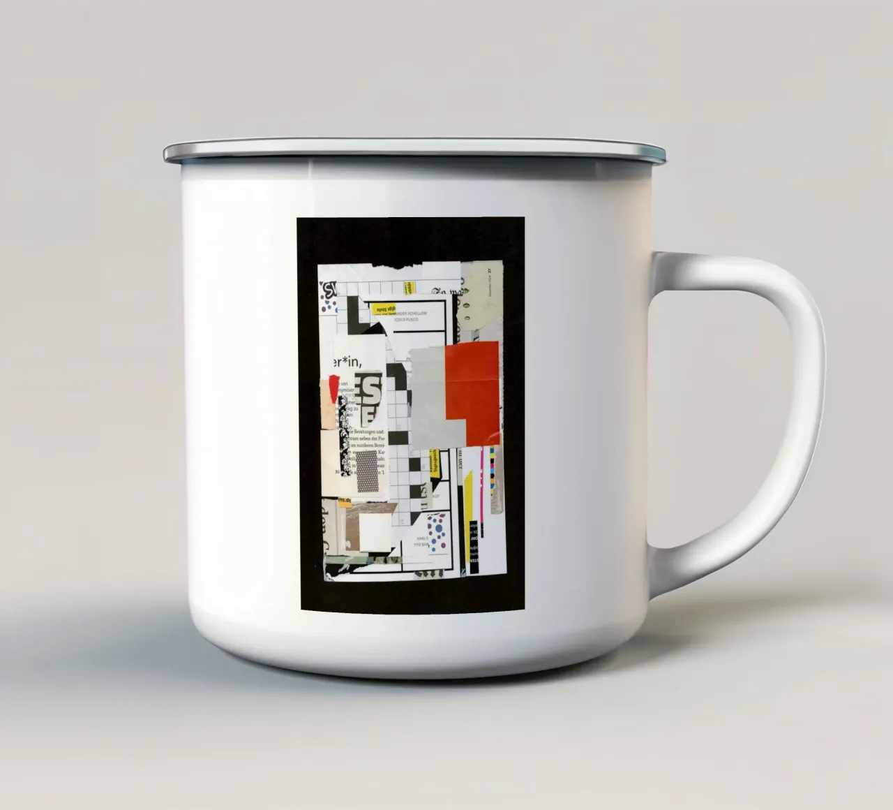 white paper dreams 2 tazza in smalto da Marko Köppe