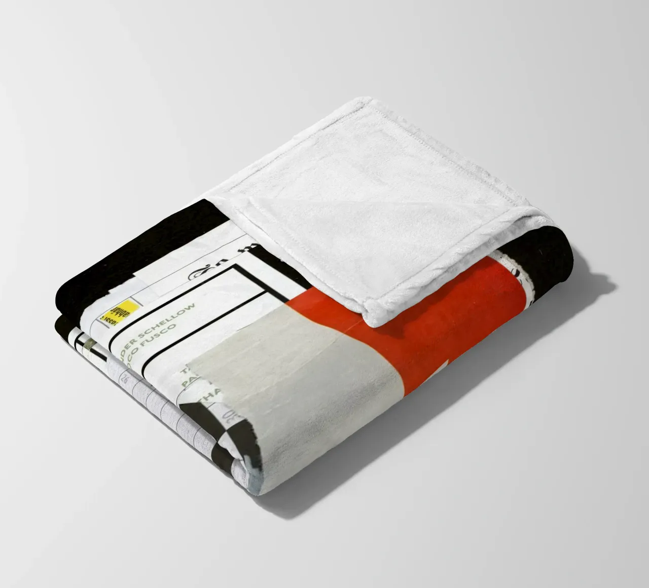 white paper dreams 2 fleece blanket by Marko Köppe