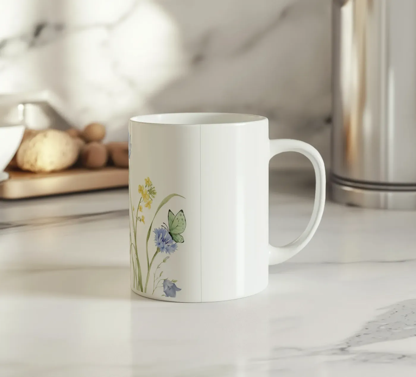 Spring-Outside ceramic mug by isabels_wunderwelt_digital_art