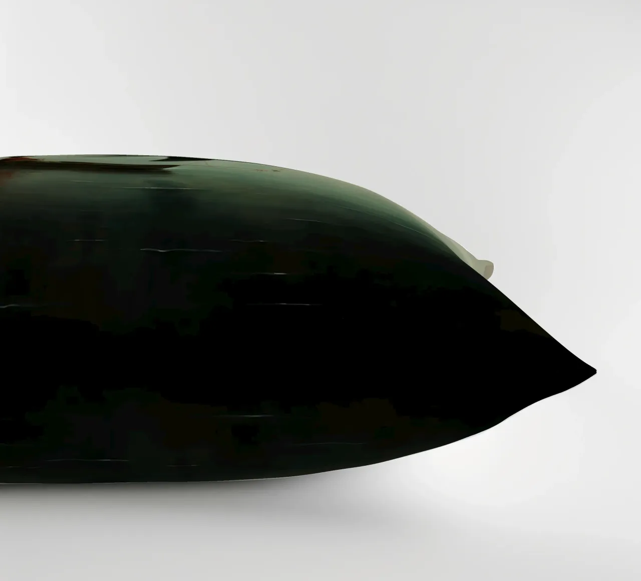 Minimal Porpoise 1 cuscino da Minimal Animal Art