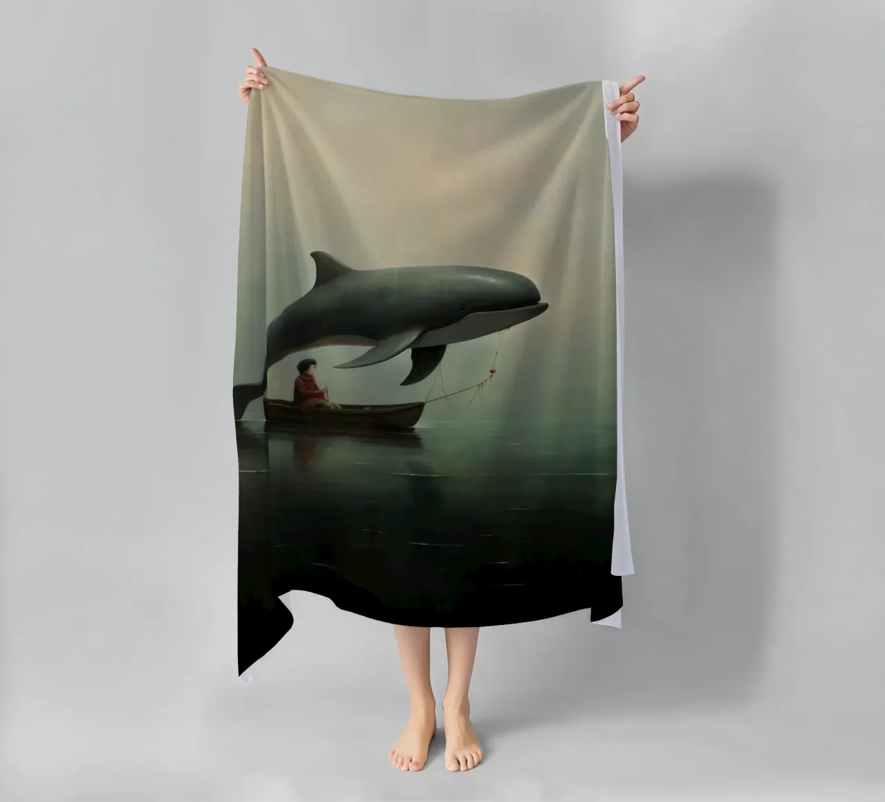 Minimal Porpoise 1 telo mare da Minimal Animal Art