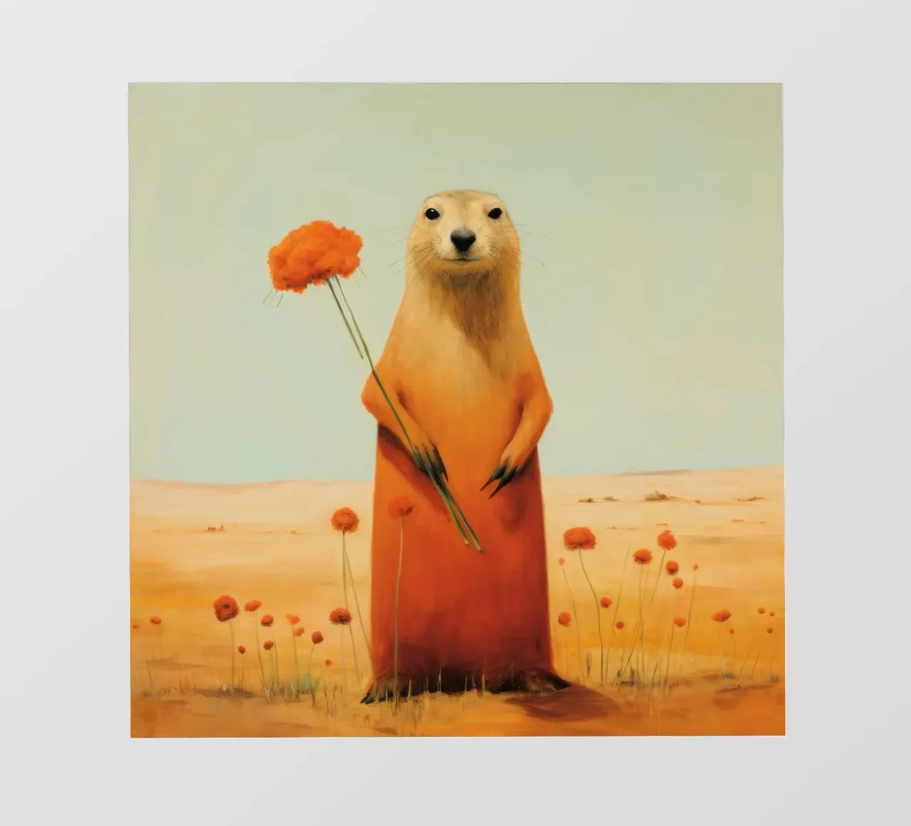 Cane della prateria minimo 4 telo in pvc da Minimal Animal Art