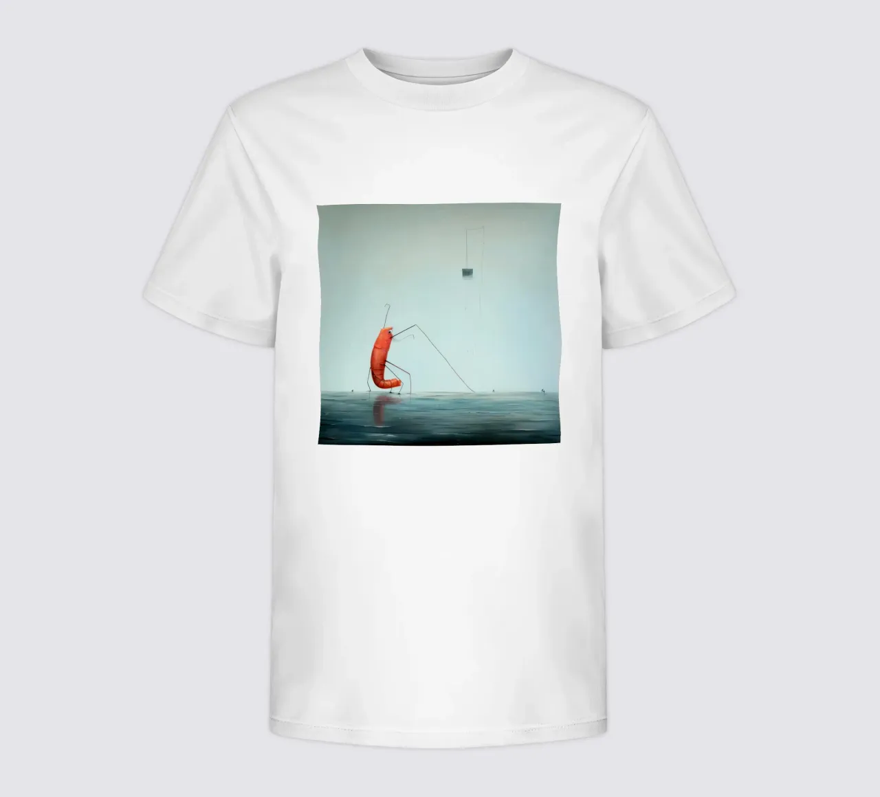 Minimo gambero t-shirt bambini da Minimal Animal Art