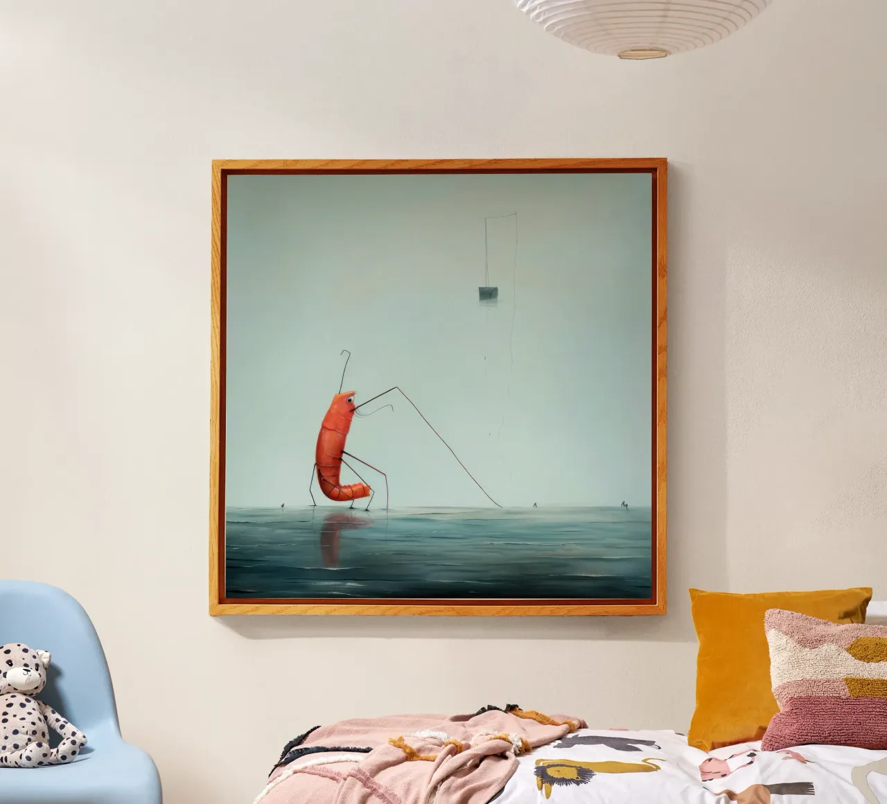 Gambero minimo 2 plexiglass da Minimal Animal Art