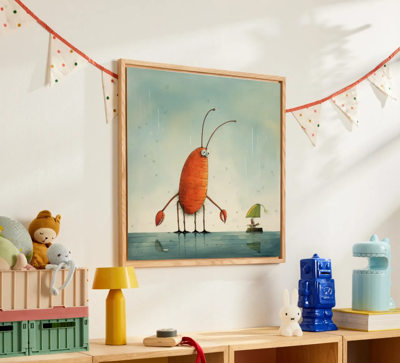 Minimo gambero plexiglass da Minimal Animal Art