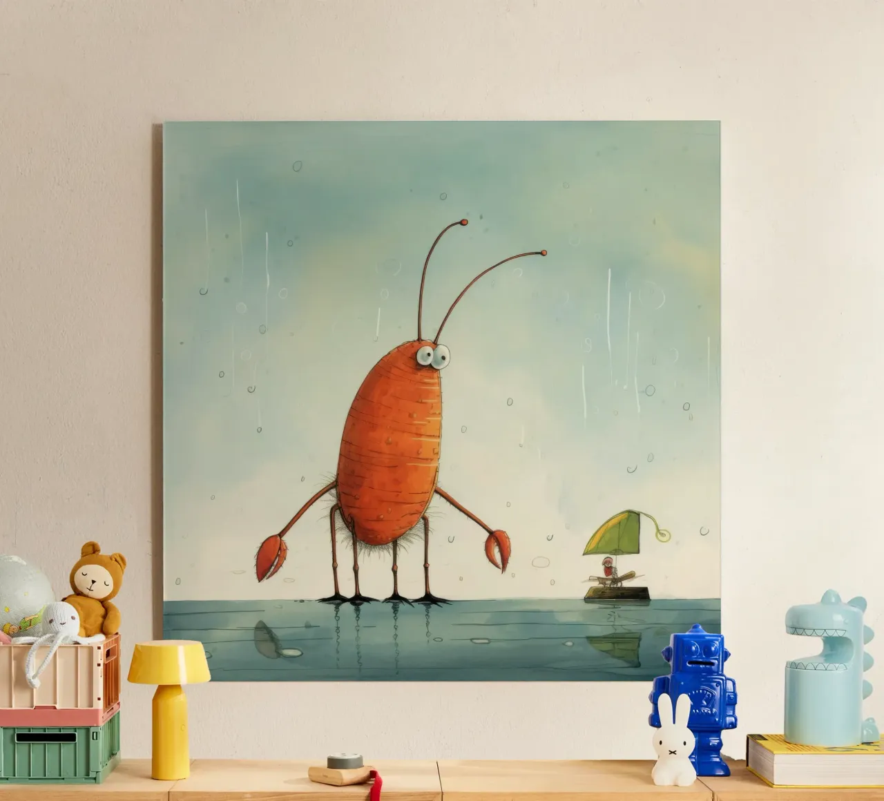 Minimo gambero plexiglass da Minimal Animal Art