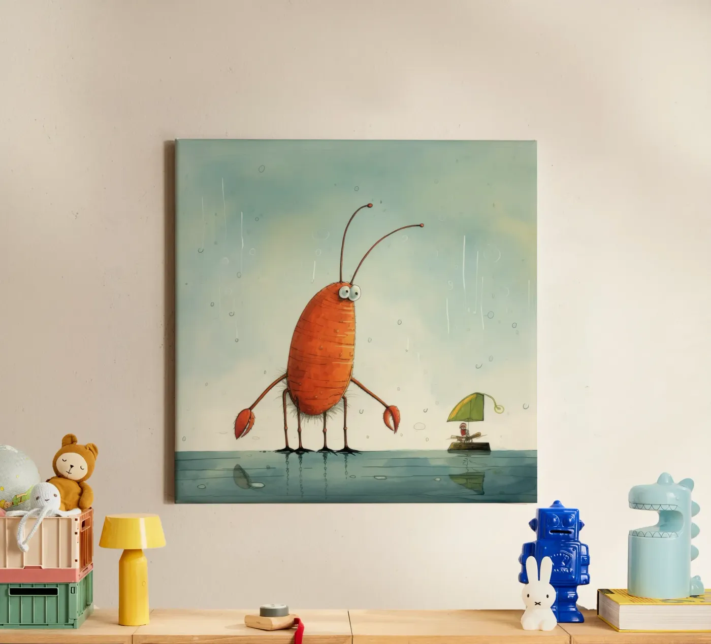 Minimum Prawn tela da Minimal Animal Art