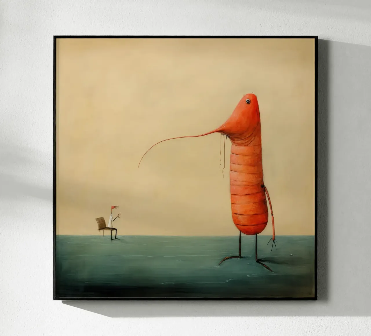 Gambero minimo 4 plexiglass da Minimal Animal Art