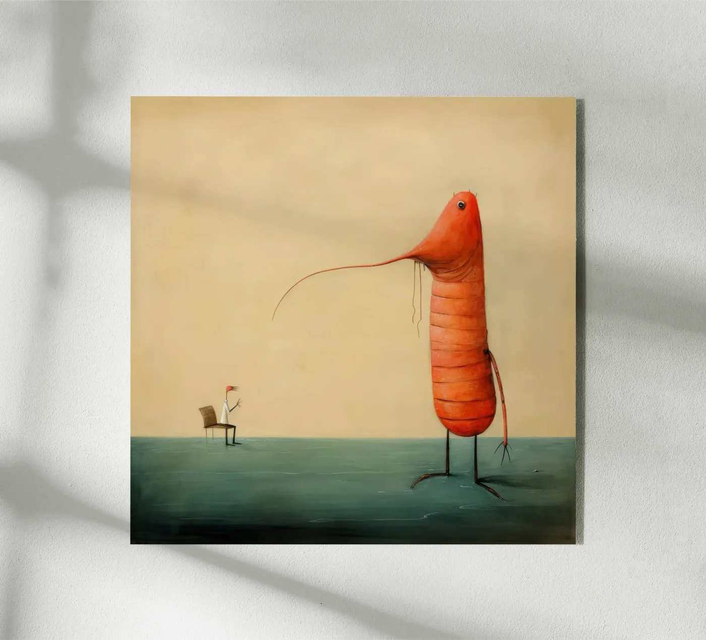 Minimo gambero plexiglass da Minimal Animal Art