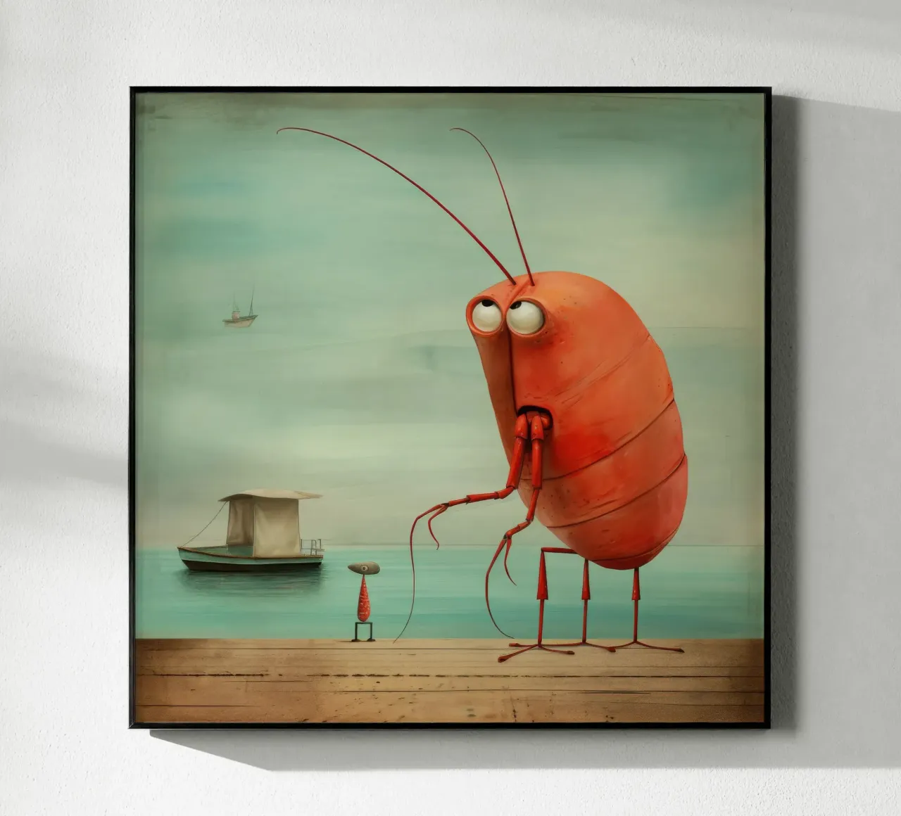 Minimum Prawn plexiglass da Minimal Animal Art