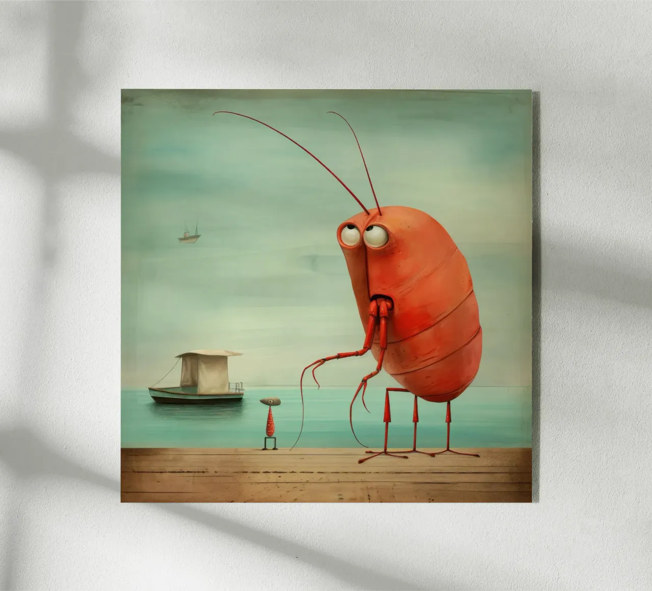 Minimum Prawn plexiglass da Minimal Animal Art