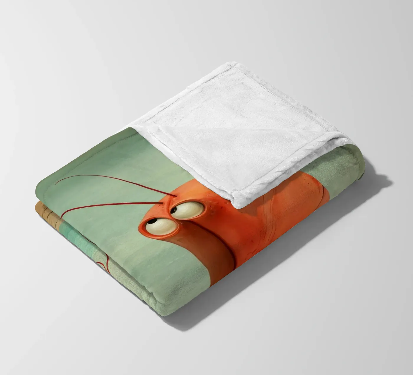 Minimum crevette plaid polaire de Minimal Animal Art